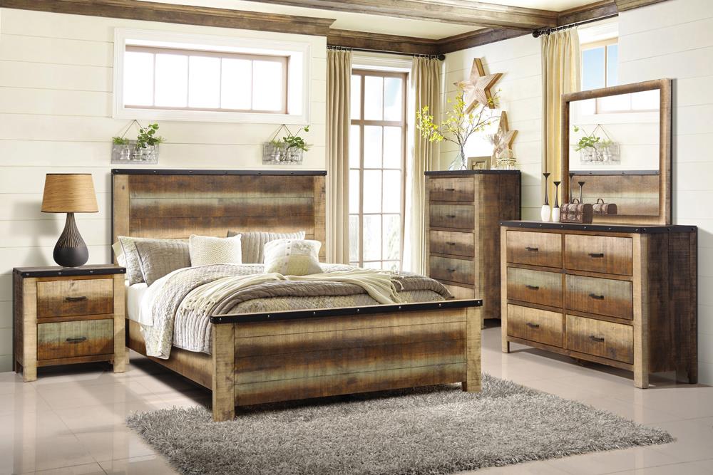 Sembene Wood Chest w/5 Drawers