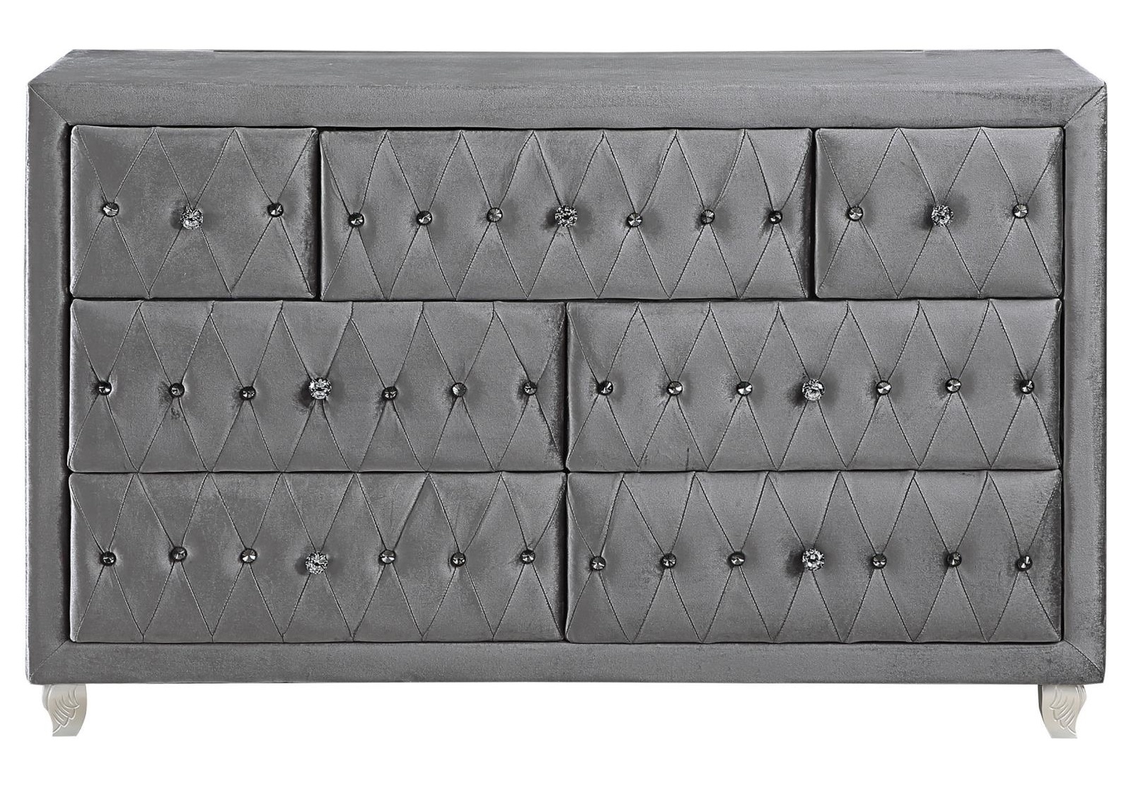 Deanna Velvet Dresser w/7 Dresser