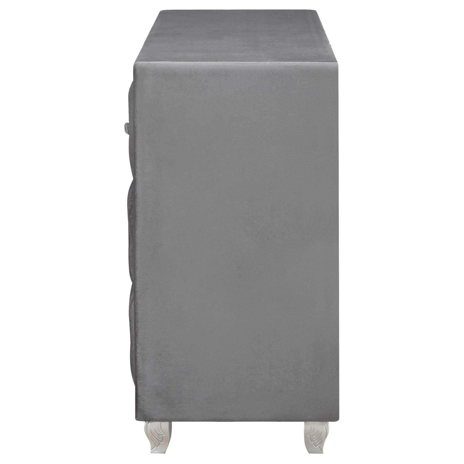 Deanna Velvet Dresser w/7 Dresser