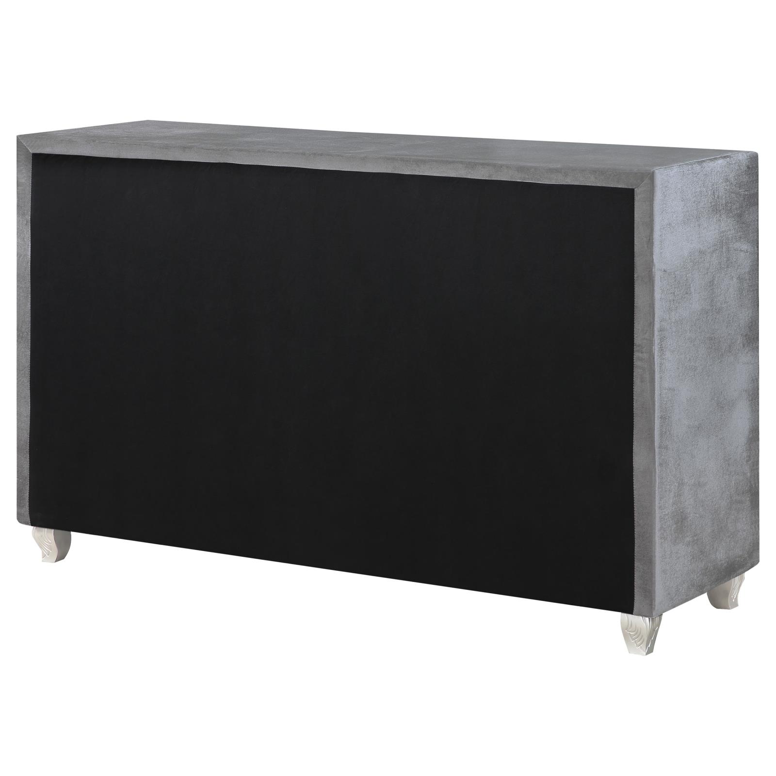 Deanna Velvet Dresser w/7 Dresser