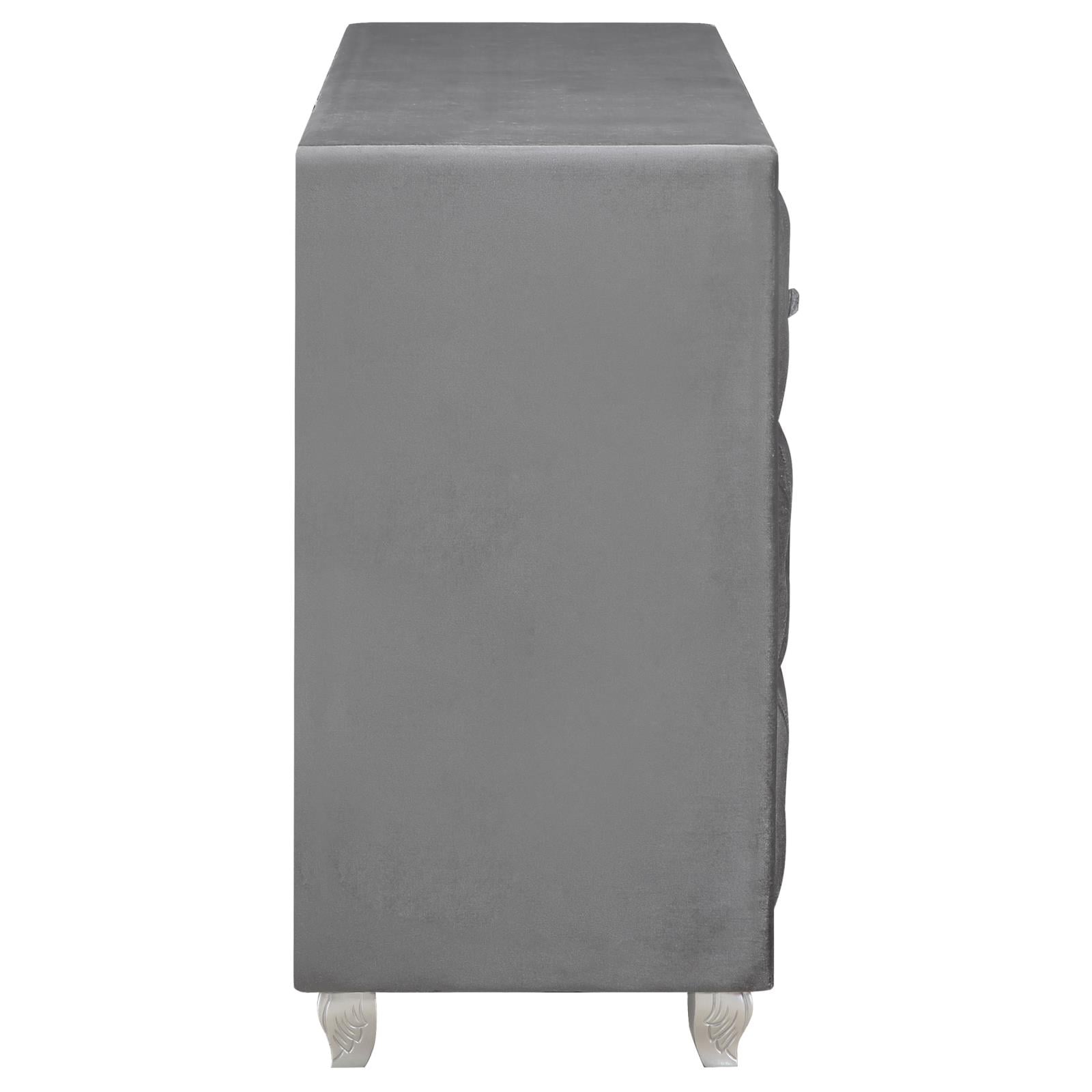 Deanna Velvet Dresser w/7 Dresser