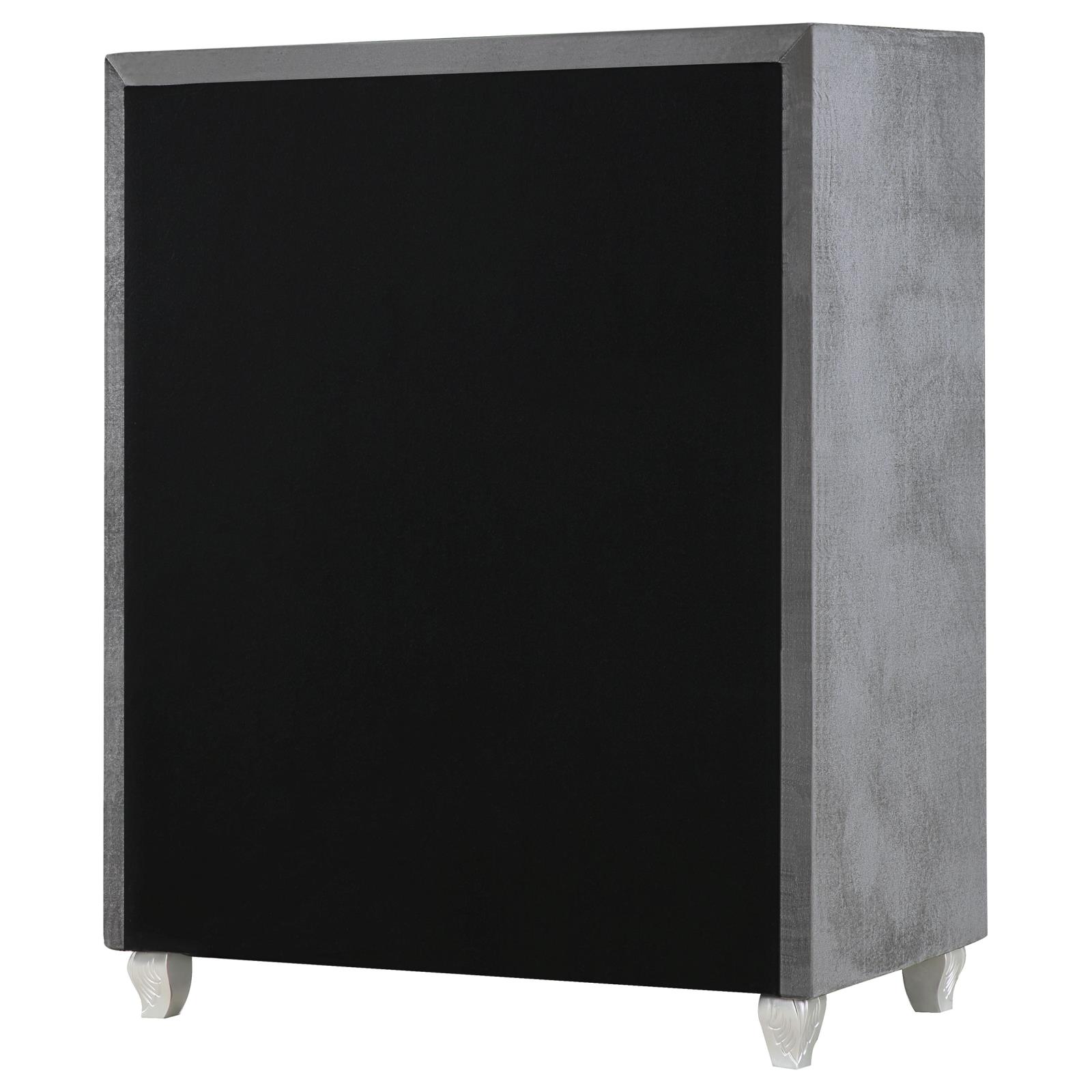 Deanna Velvet Chest w/5 Drawers