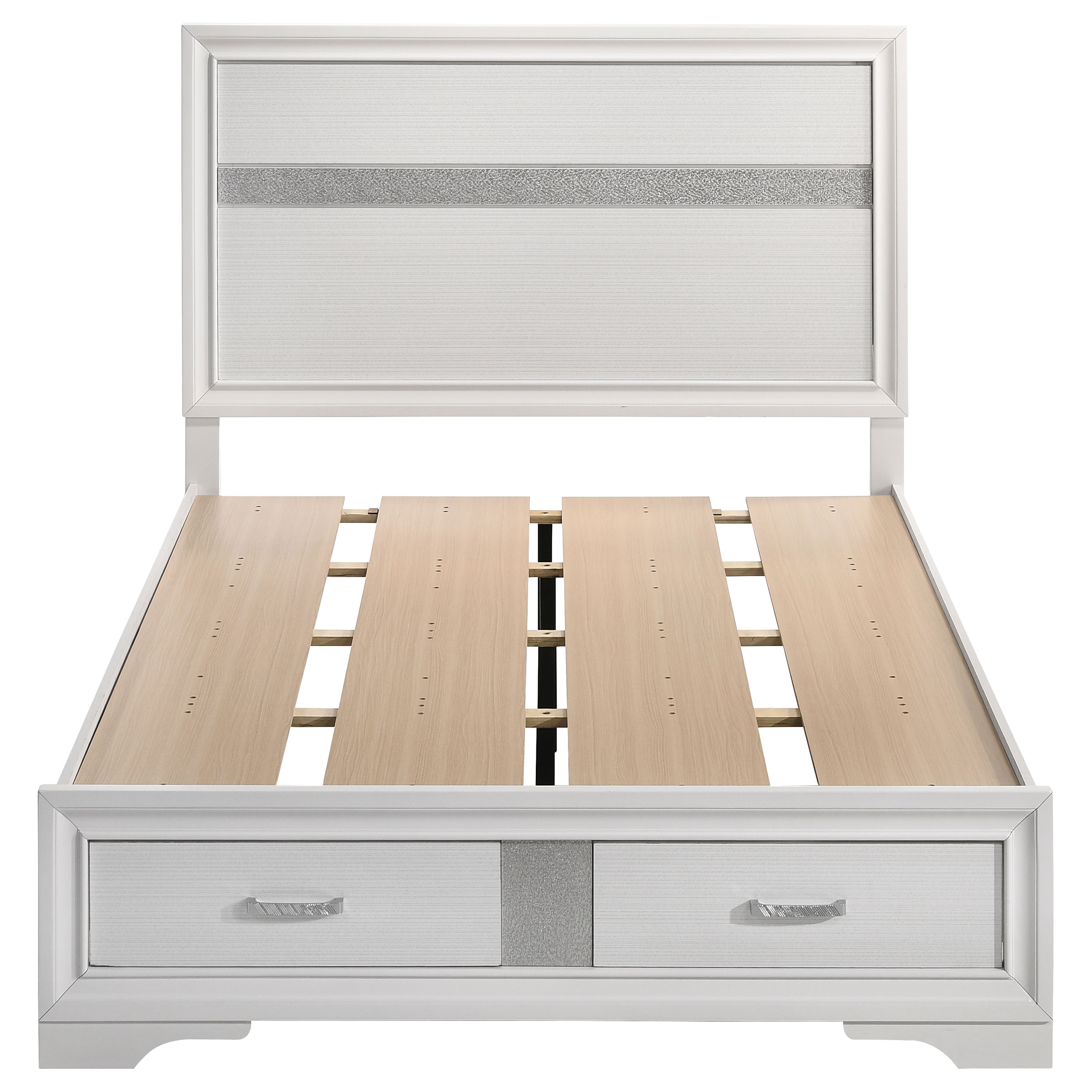 Miranda Wood Platform Storage Bed, Full Size