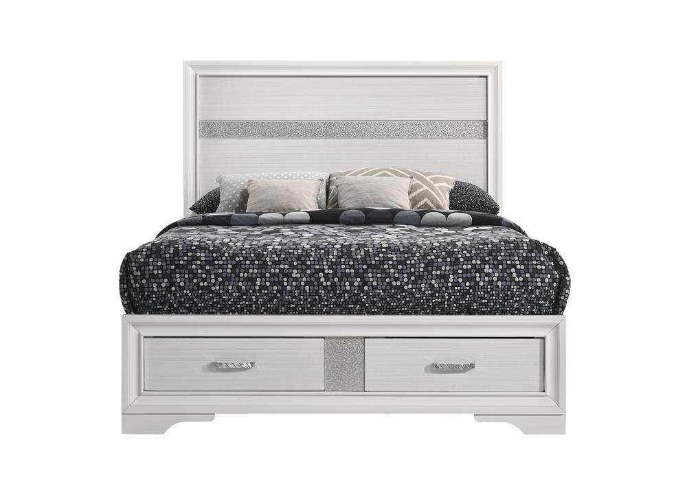 Miranda Wood Platform Storage Bed, Full Size