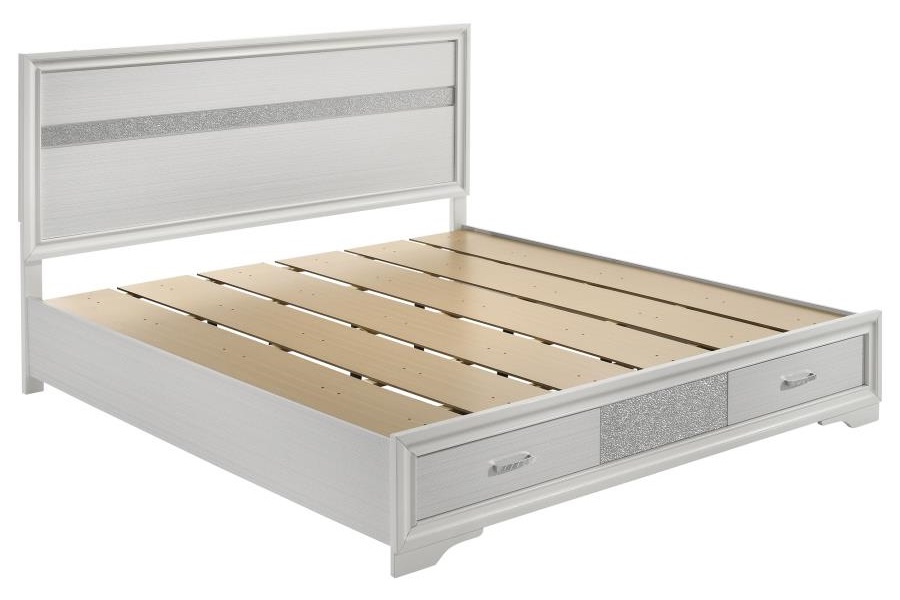 Miranda Wood Platform Storage Bed