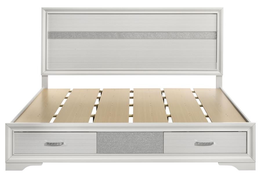 Miranda Wood Platform Storage Bed, Eastern King Size