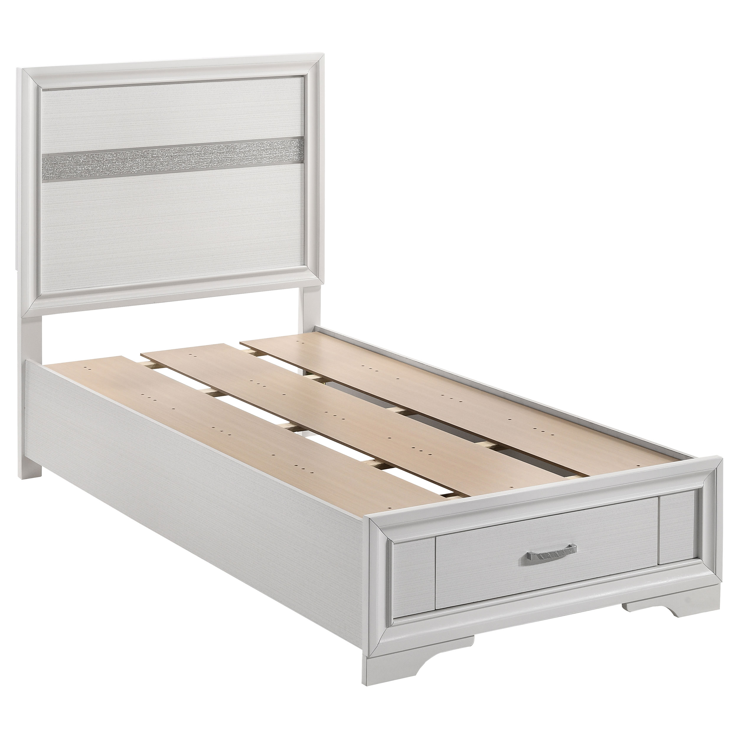 Miranda Wood Platform Storage Bed