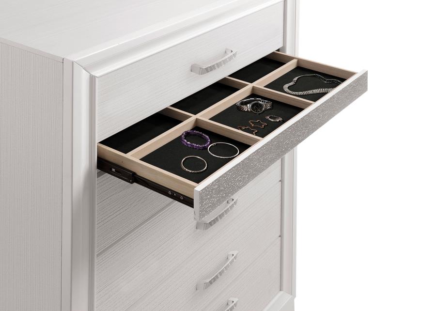 Miranda Wood Chest w/5 Drawers