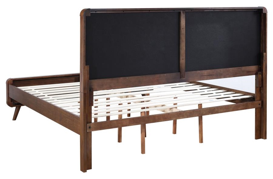Robyn Fabric/Wood Bed, Eastern King Size