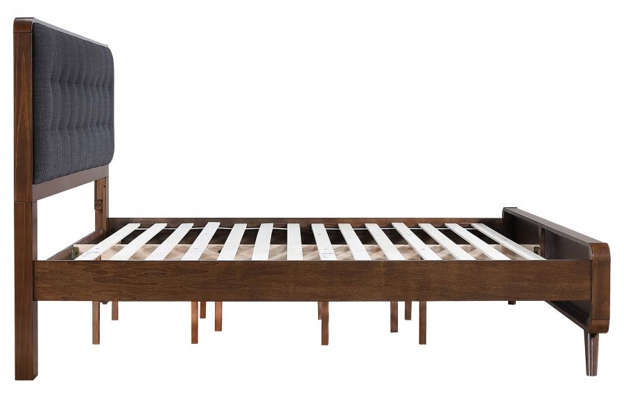 Robyn Fabric/Wood Bed