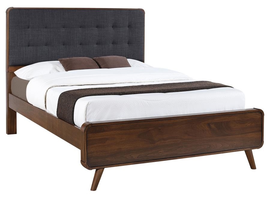 Robyn Fabric/Wood Platform Bedroom Set