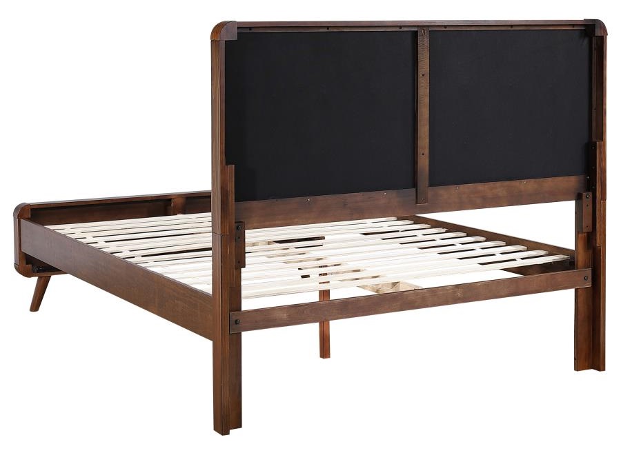 Robyn Fabric/Wood Bed, Queen Size