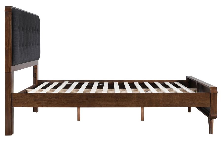 Robyn Fabric/Wood Bed