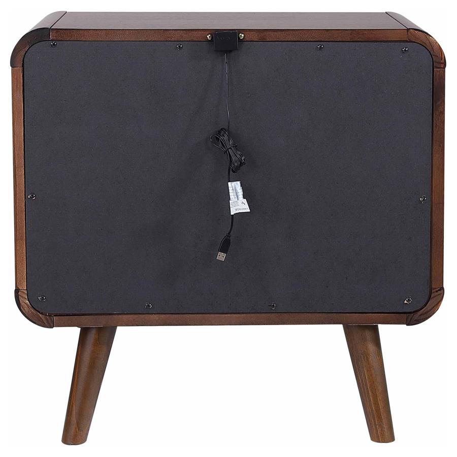 Robyn Fabric/Wood Platform Bedroom Set