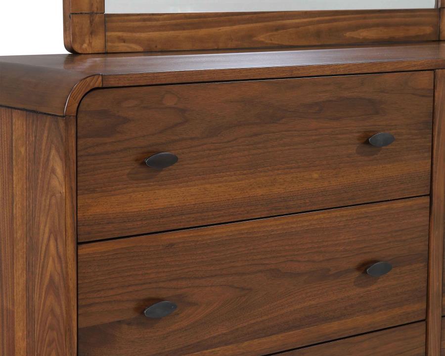 Robyn Fabric/Wood Platform Bedroom Set