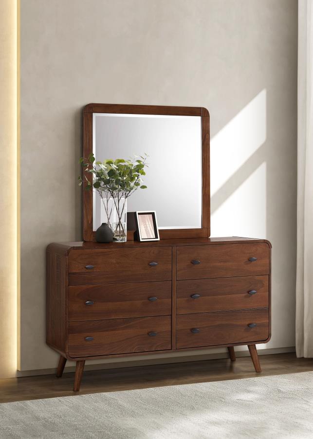 Robyn Fabric/Wood Platform Bedroom Set