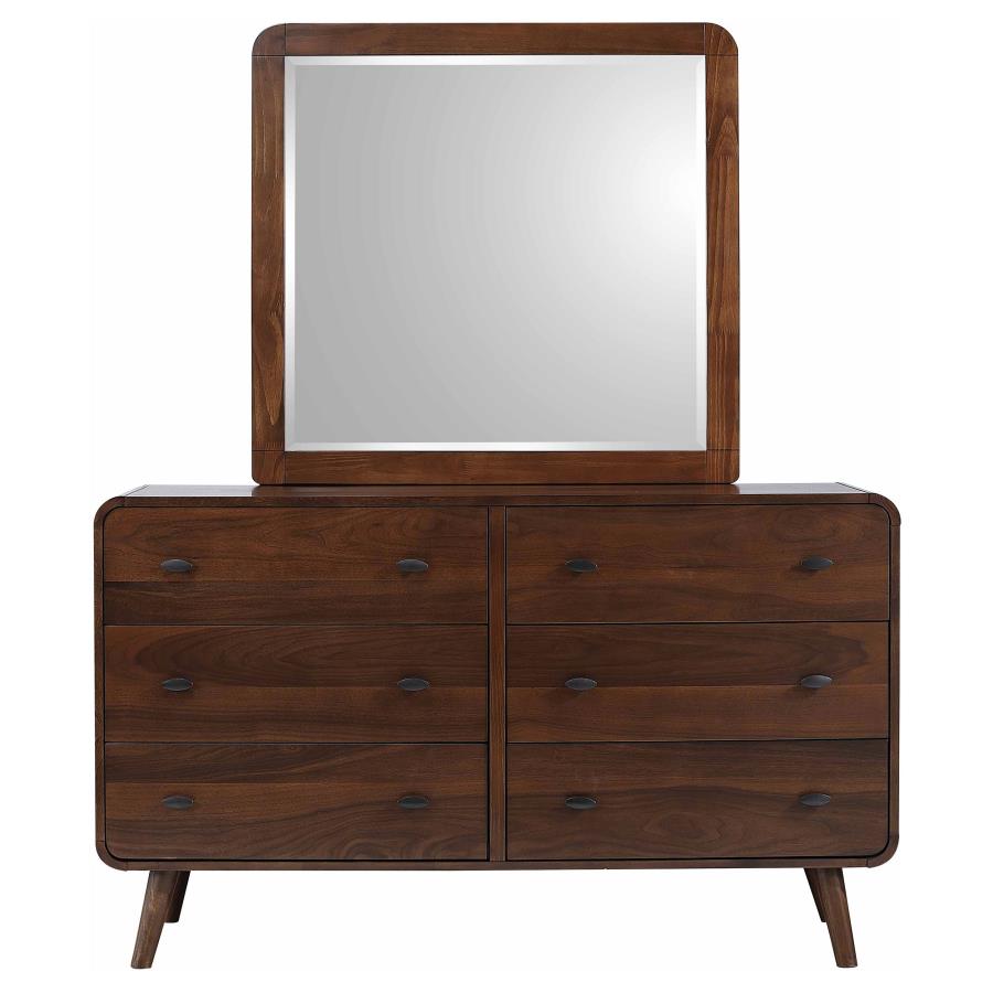 Robyn Fabric/Wood Platform Bedroom Set