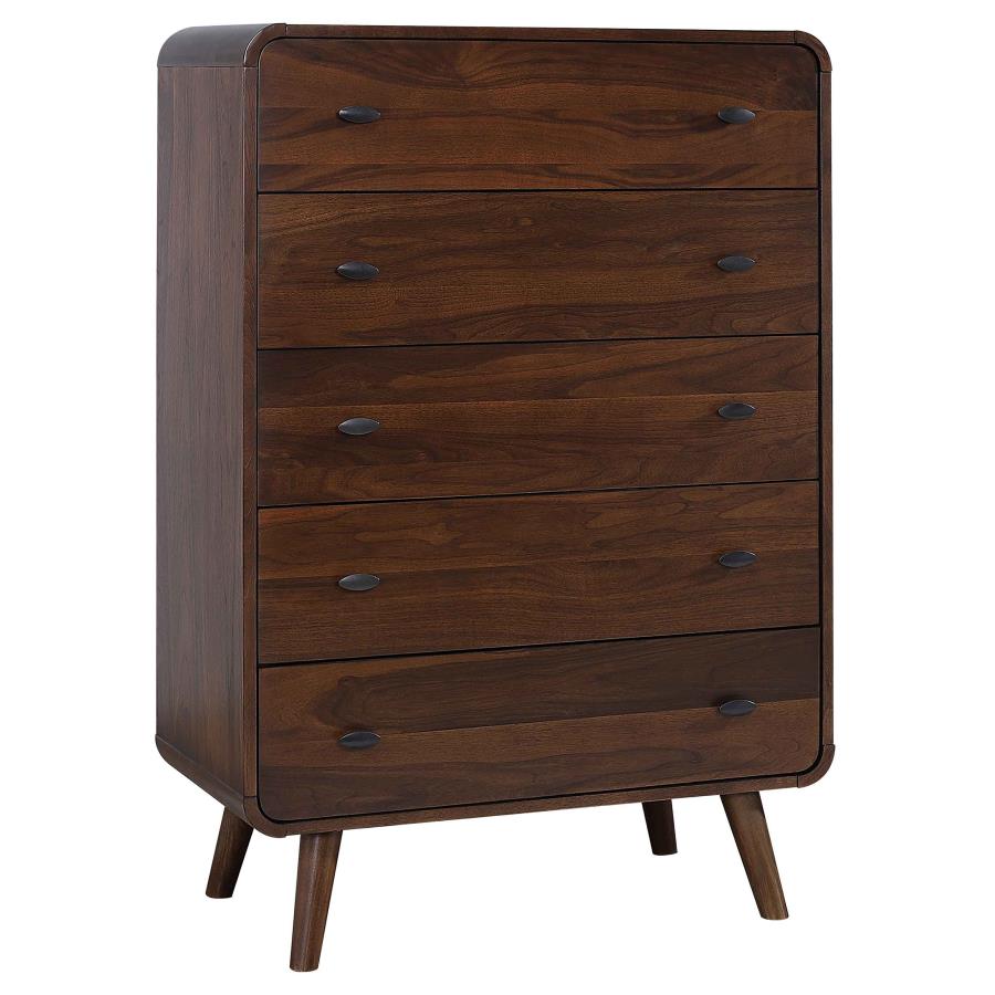 Robyn Fabric/Wood Platform Bedroom Set