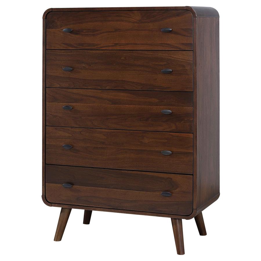Robyn Fabric/Wood Platform Bedroom Set
