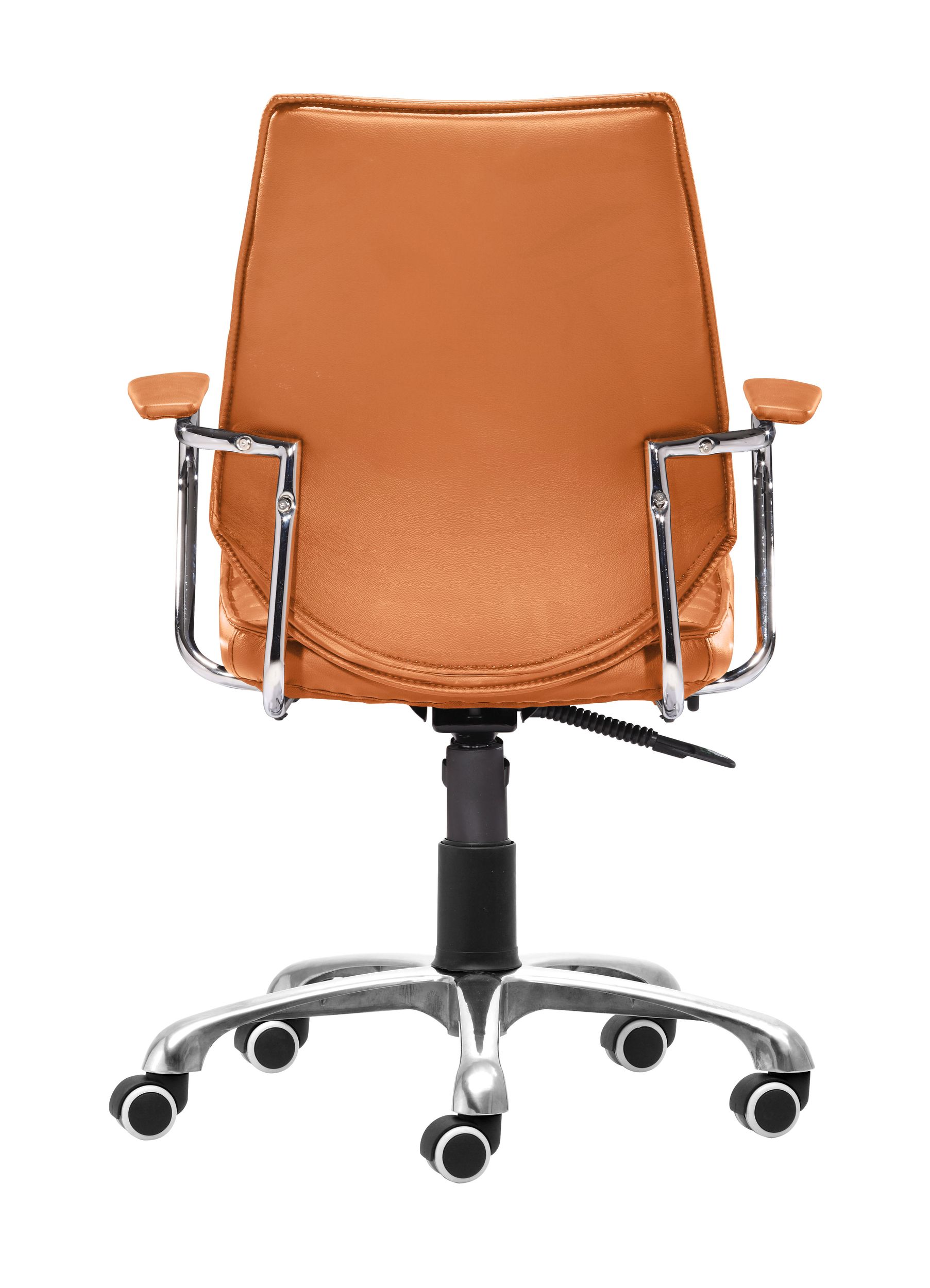 Enterprise Leatherette Adjustable Height Office Chair w/Low Back