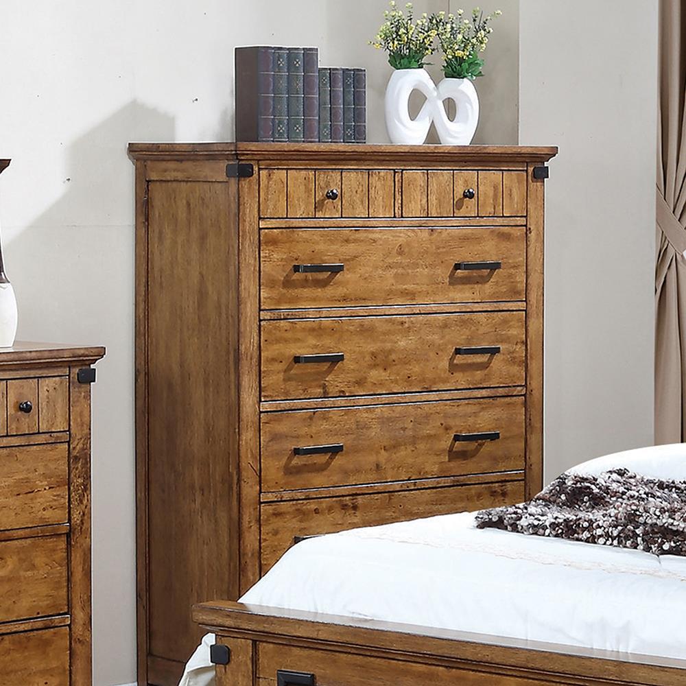 Brenner Wood Chest w/7 Drawers