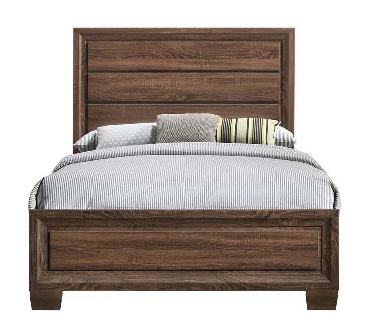 Brandon Wood Panel Bed, Full Size