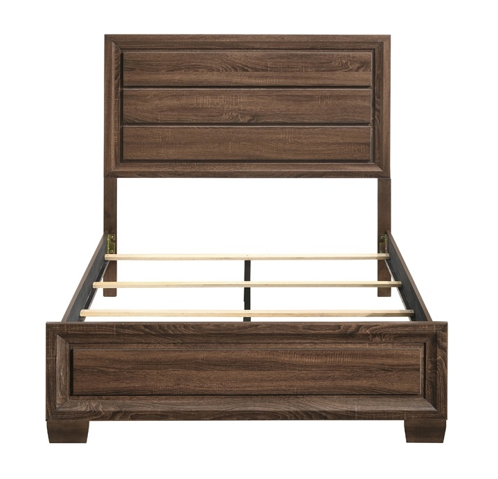 Brandon Wood Panel Bed, Eastern King Size