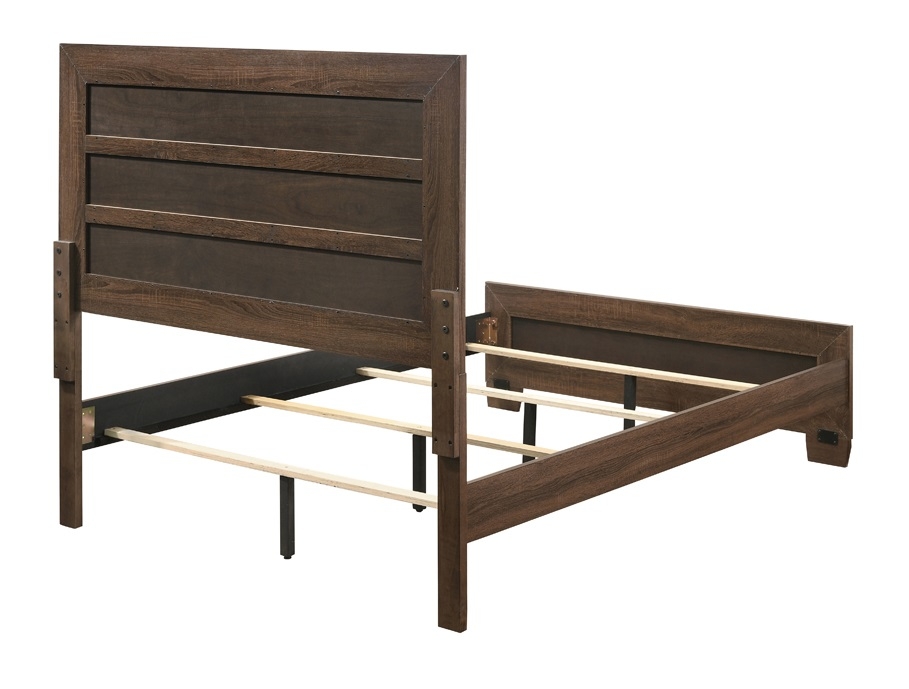 Brandon Wood Panel Bed, Full Size