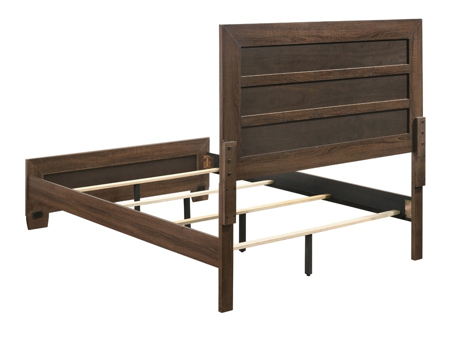 Brandon Wood Panel Bed