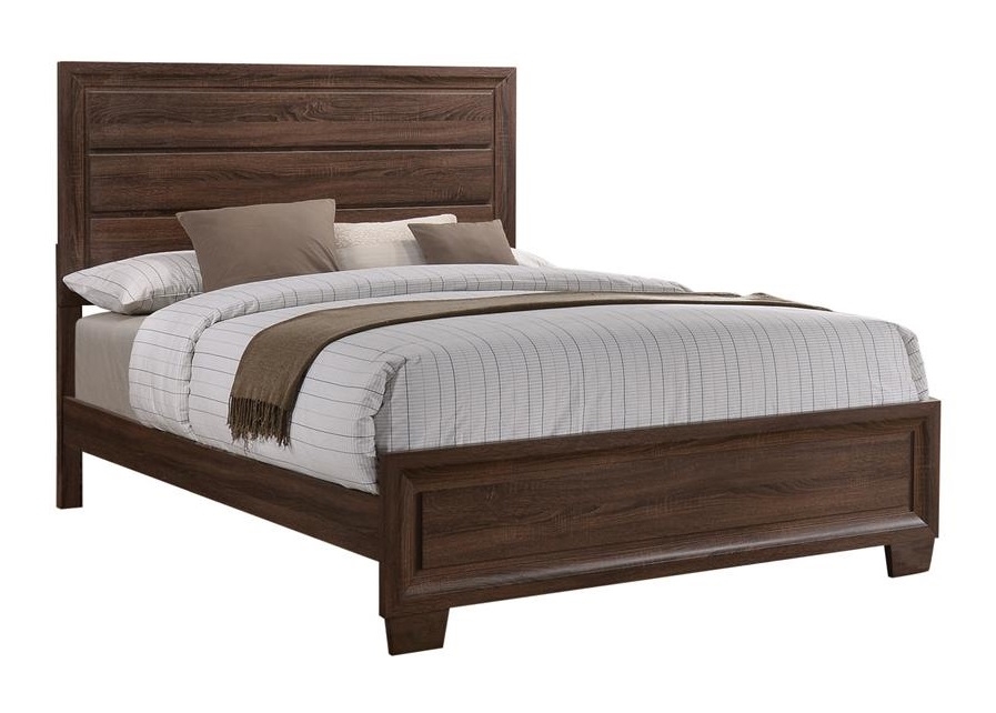 Brandon Wood Panel Bed, Eastern King Size