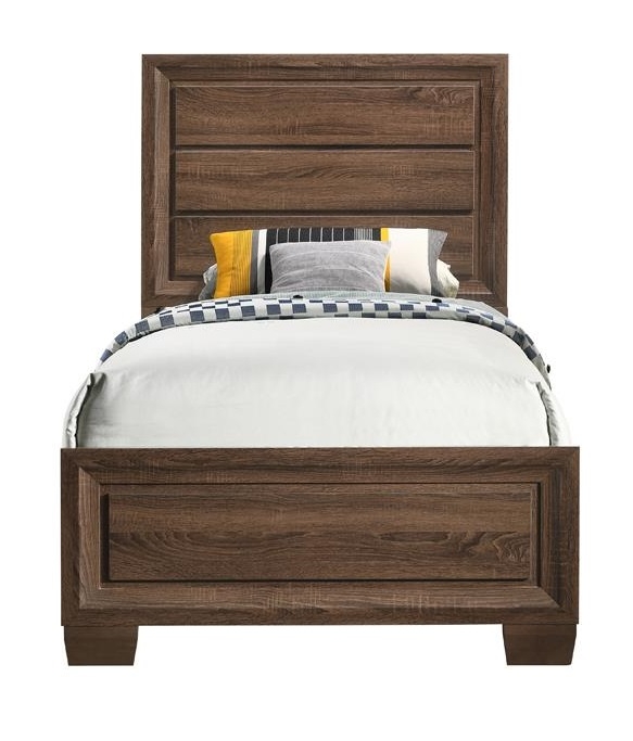Brandon Wood Panel Bed, Twin Size