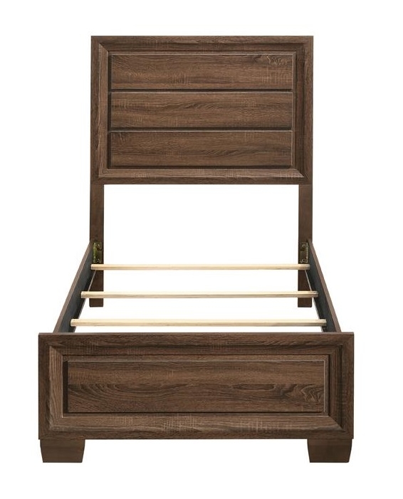 Brandon Wood Panel Bed, Twin Size
