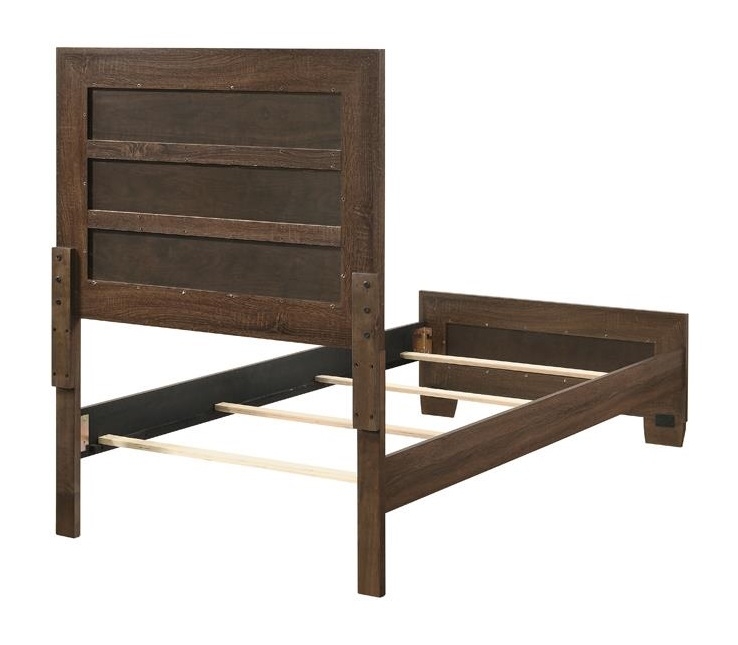 Brandon Wood Panel Bed, Twin Size