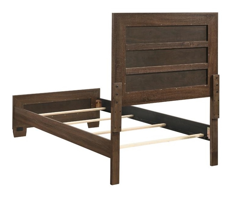 Brandon Wood Panel Bed, Twin Size