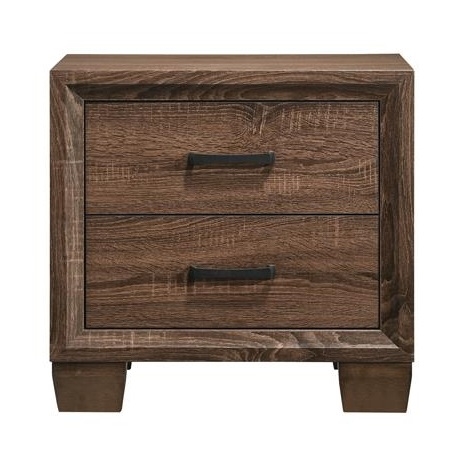 Brandon Wood Nightstand w/2 Drawers