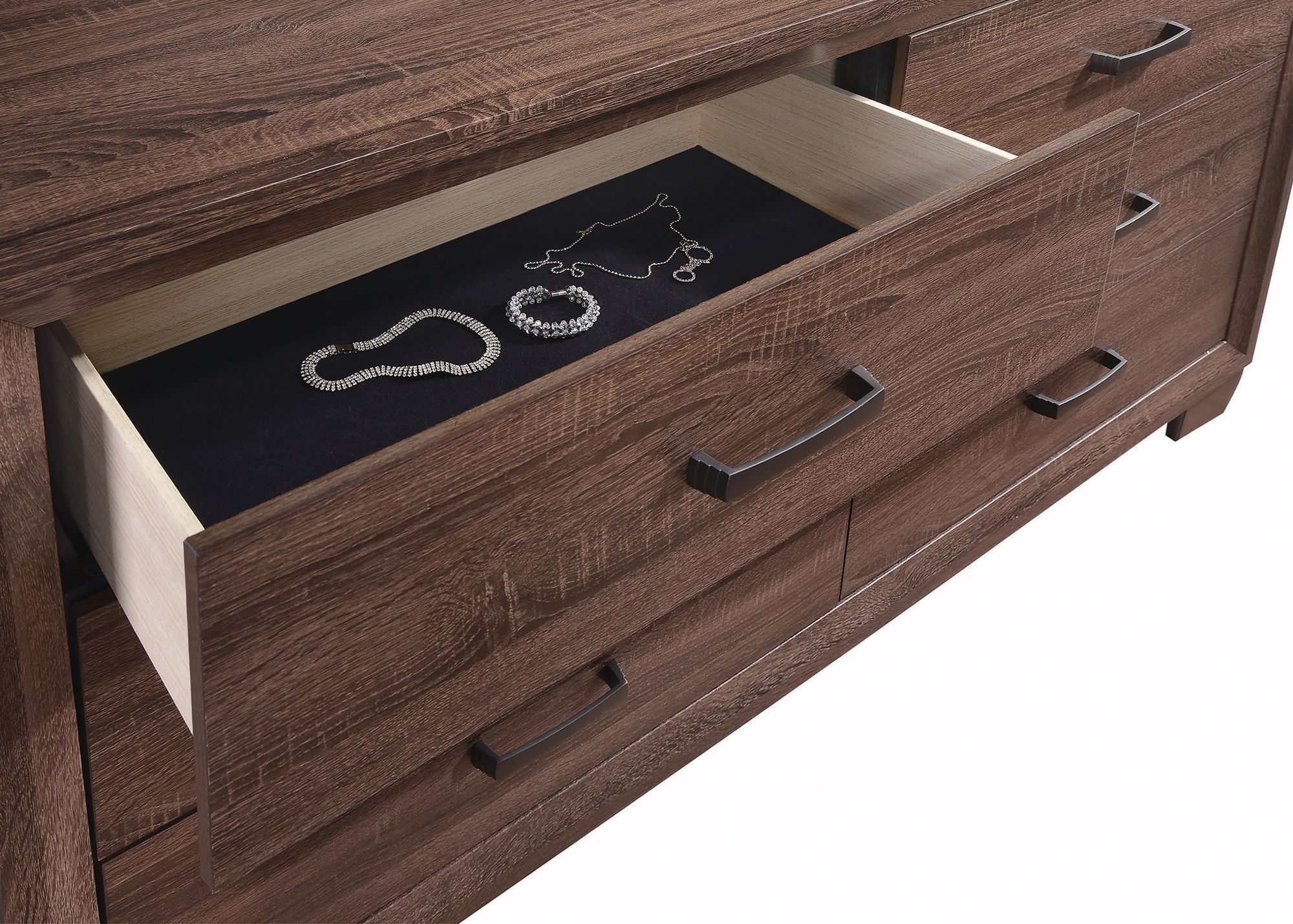Brandon Wood Dresser w/6 Drawers