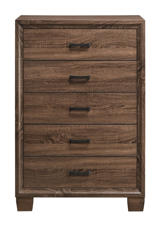 Brandon Wood Chest w/5 Drawers
