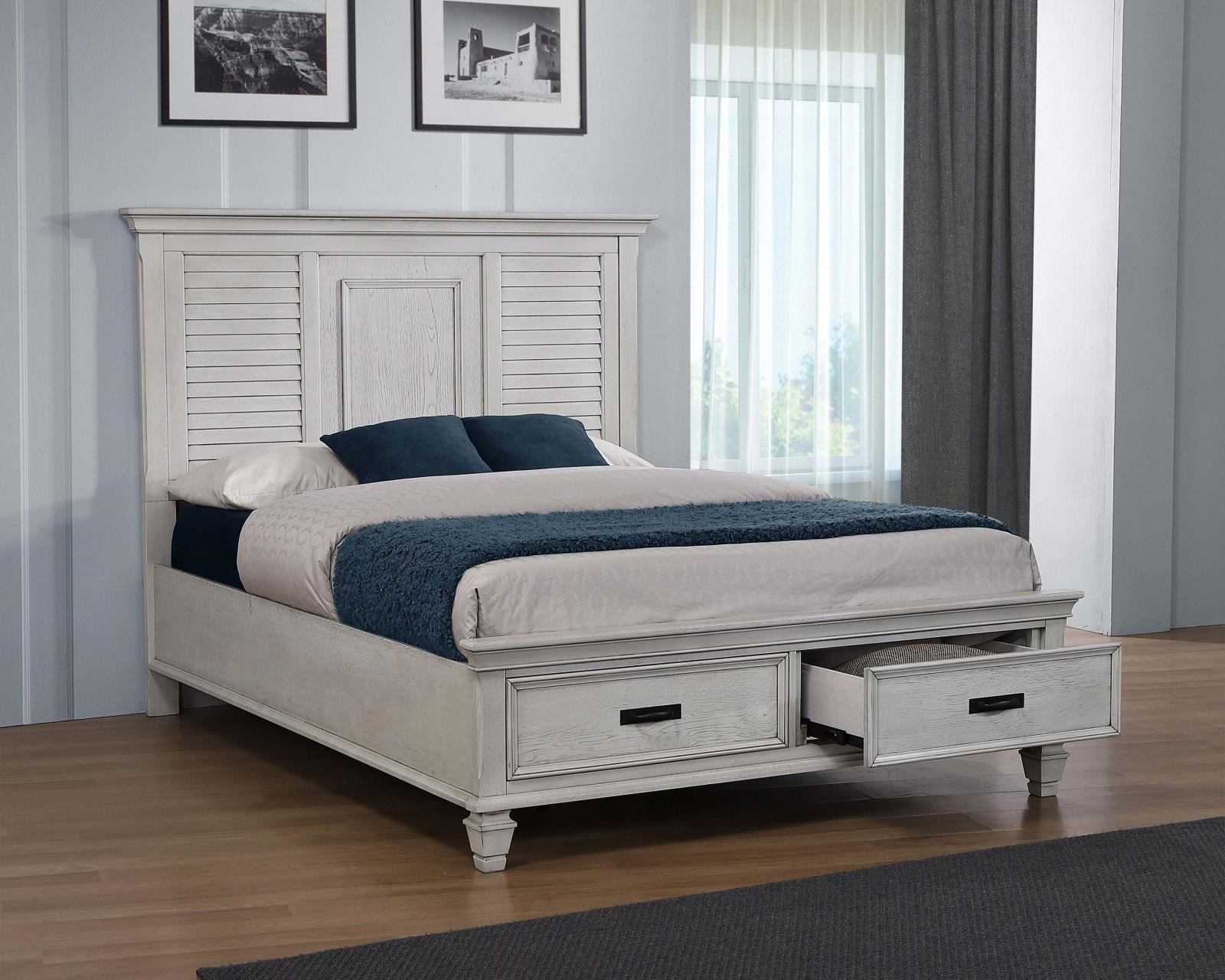 Franco Wood Storage Bed, Eastern King Size