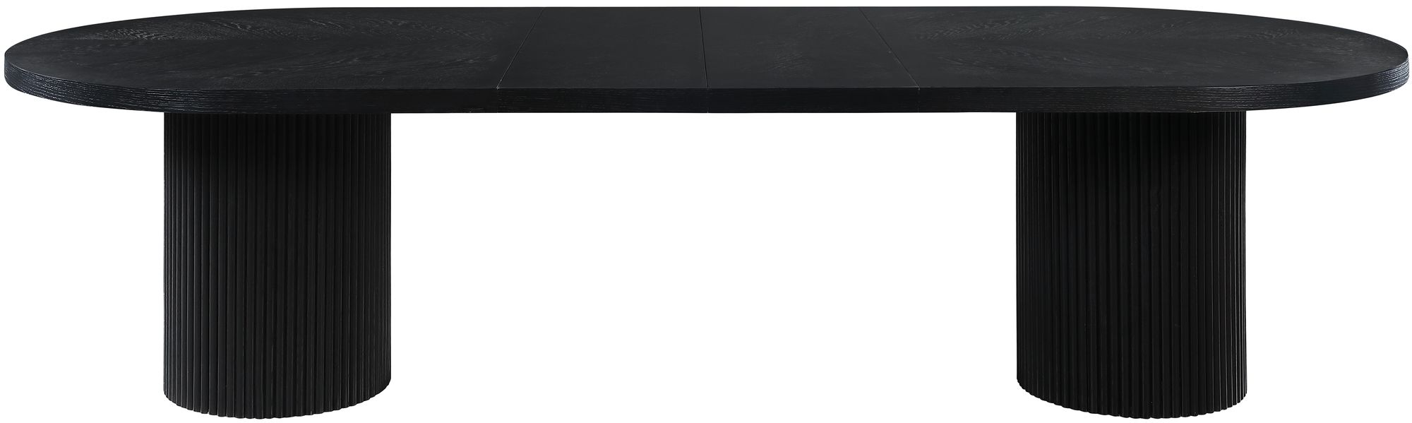 Belinda Extendable Oval Oak Wood Veneer Dining Table