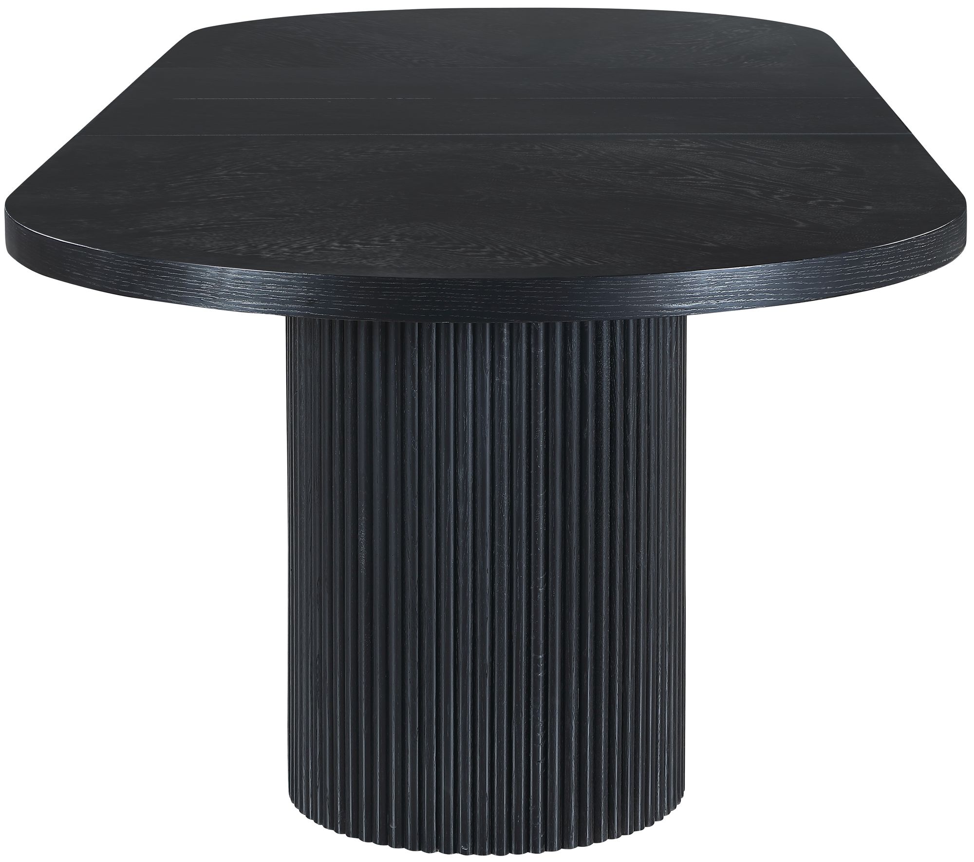 Belinda Extendable Oval Oak Wood Veneer Dining Table
