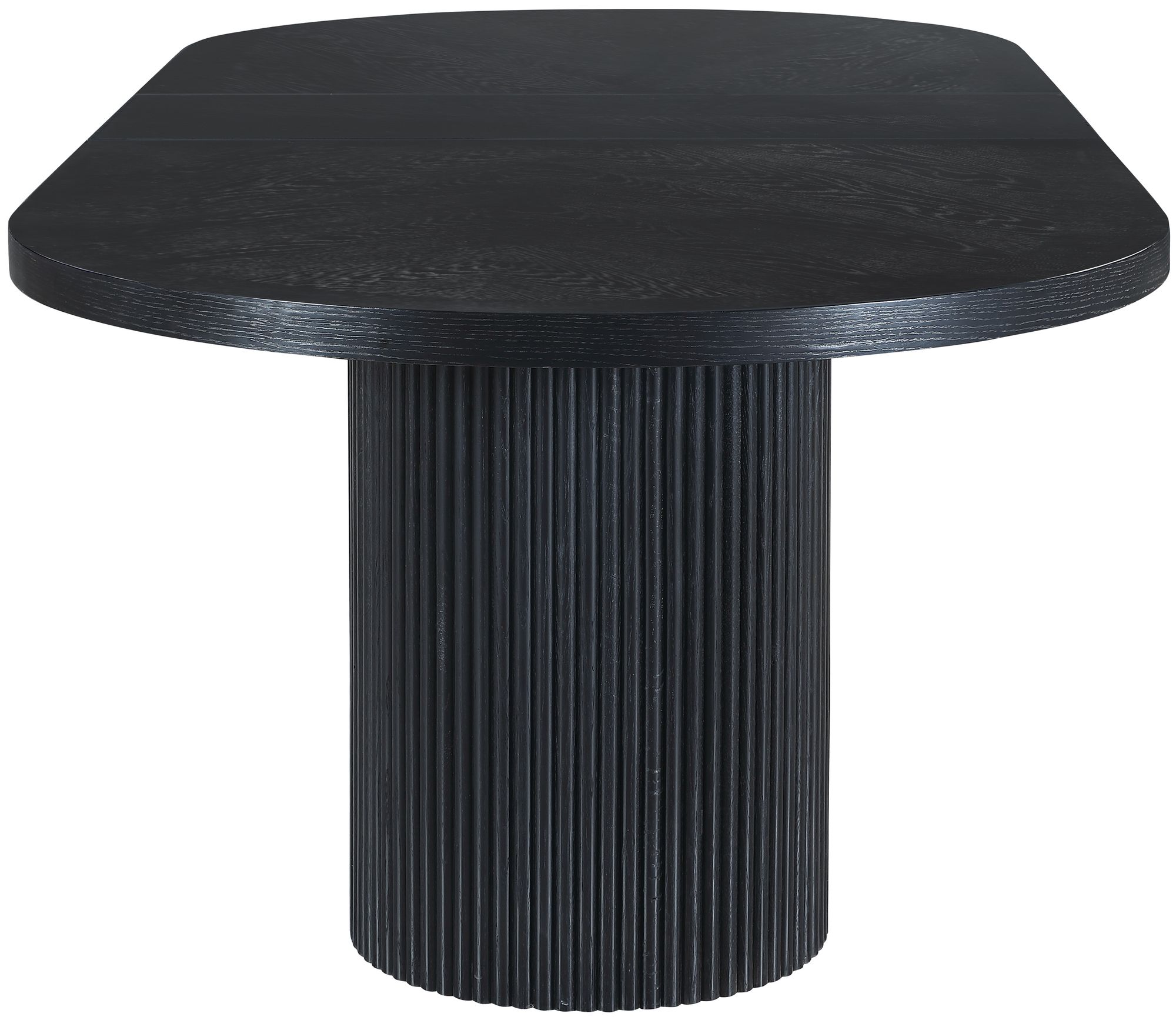 Belinda Extendable Oval Oak Wood Veneer Dining Table