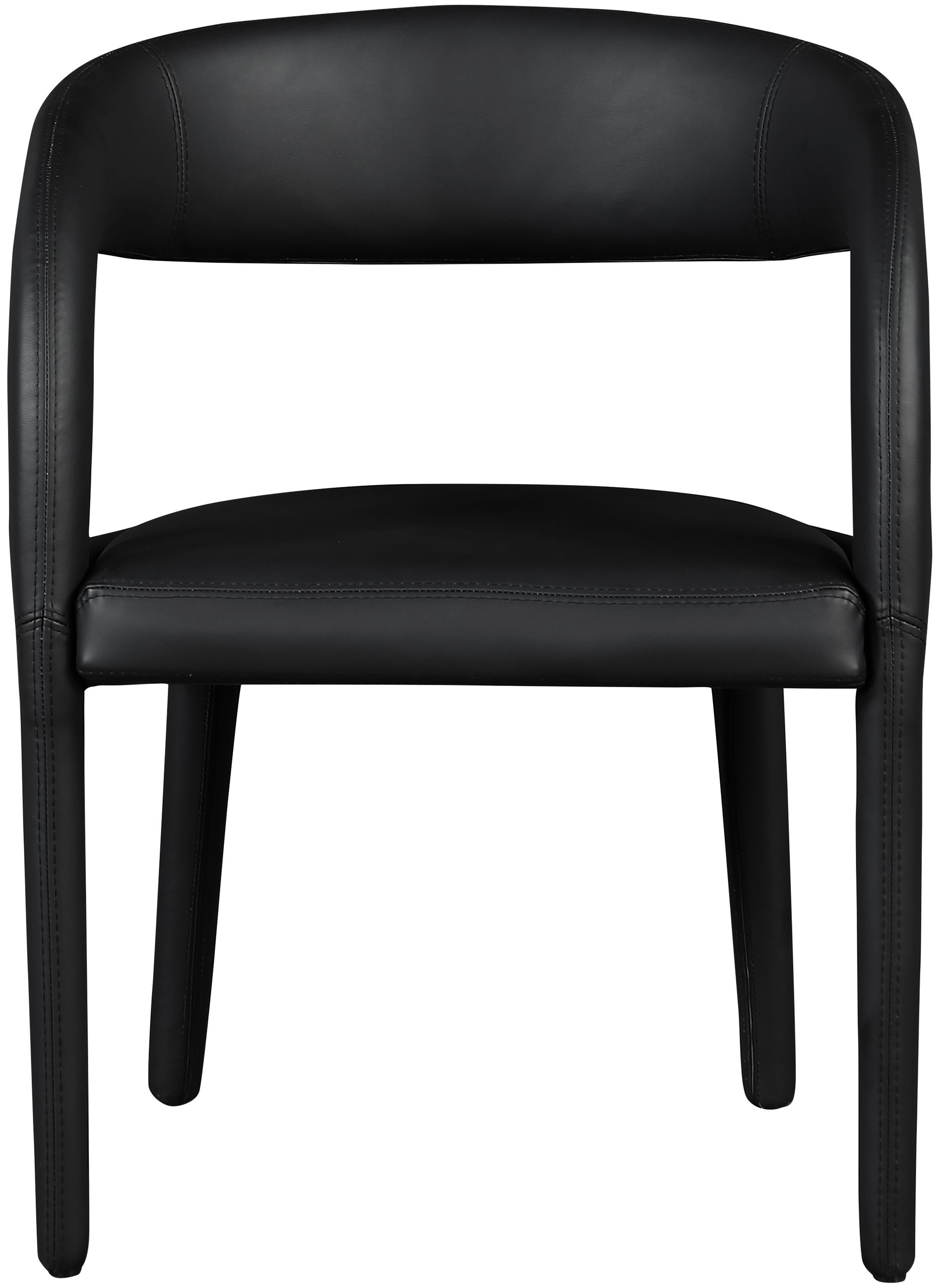 Sylvester Fully Upholstered Faux Leather Dining Chair