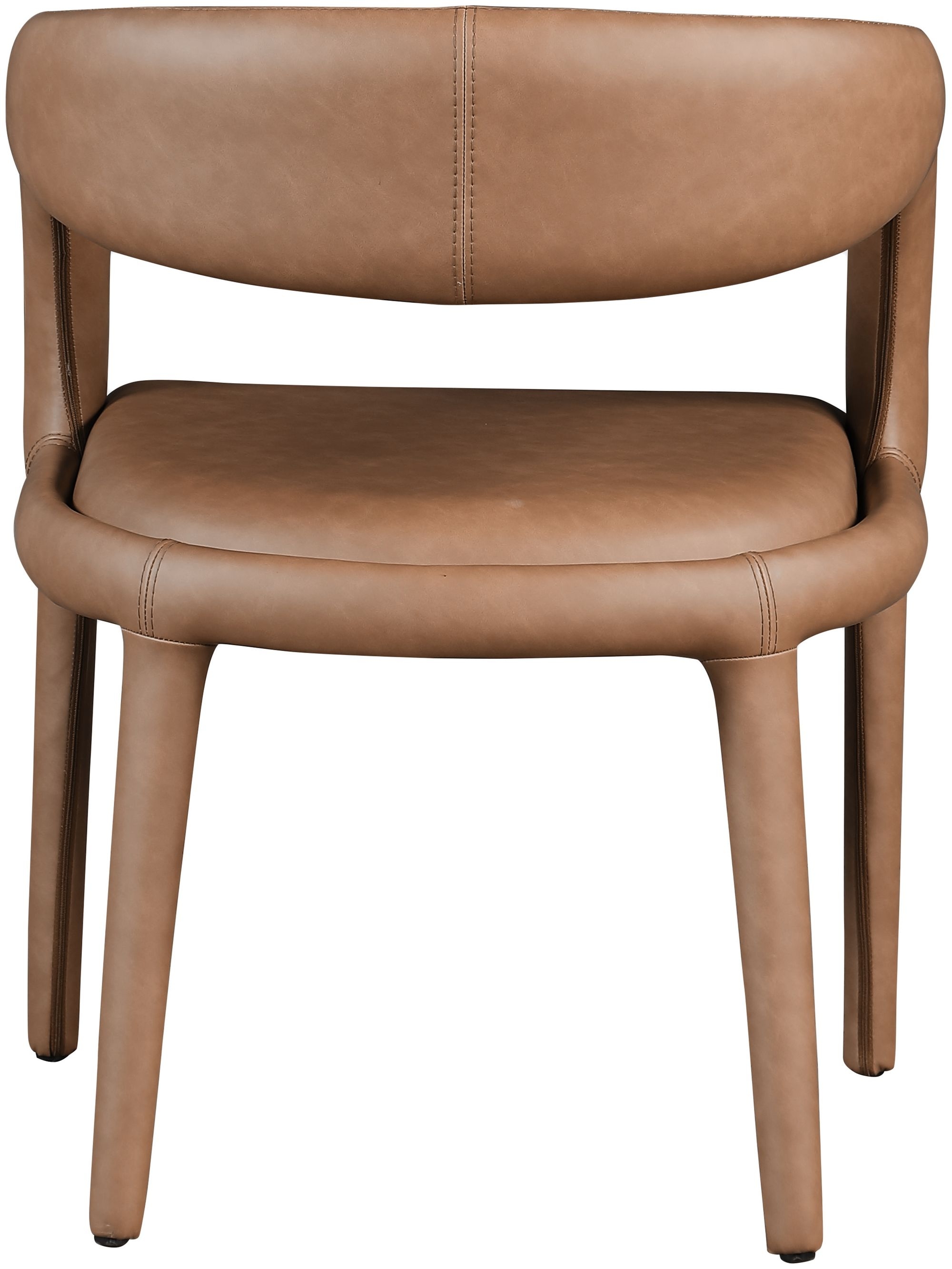 Sylvester Fully Upholstered Faux Leather Dining Chair