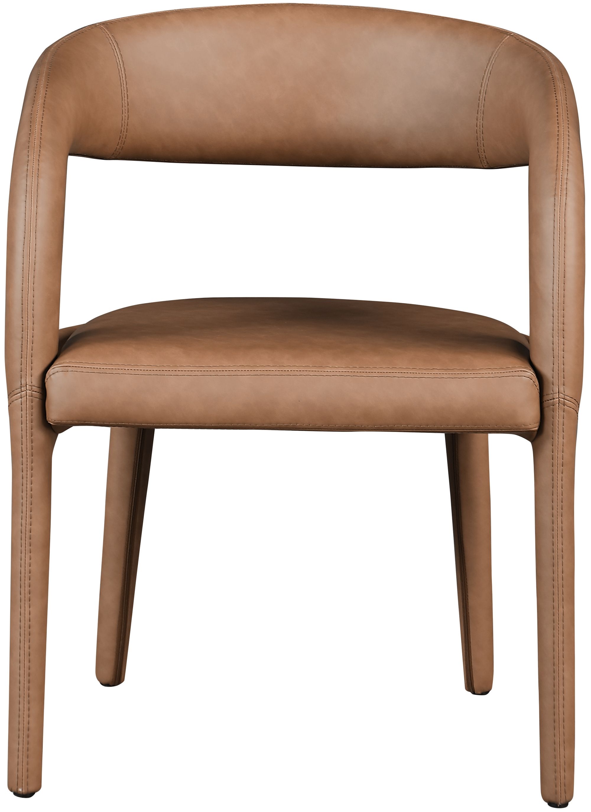 Sylvester Fully Upholstered Faux Leather Dining Chair