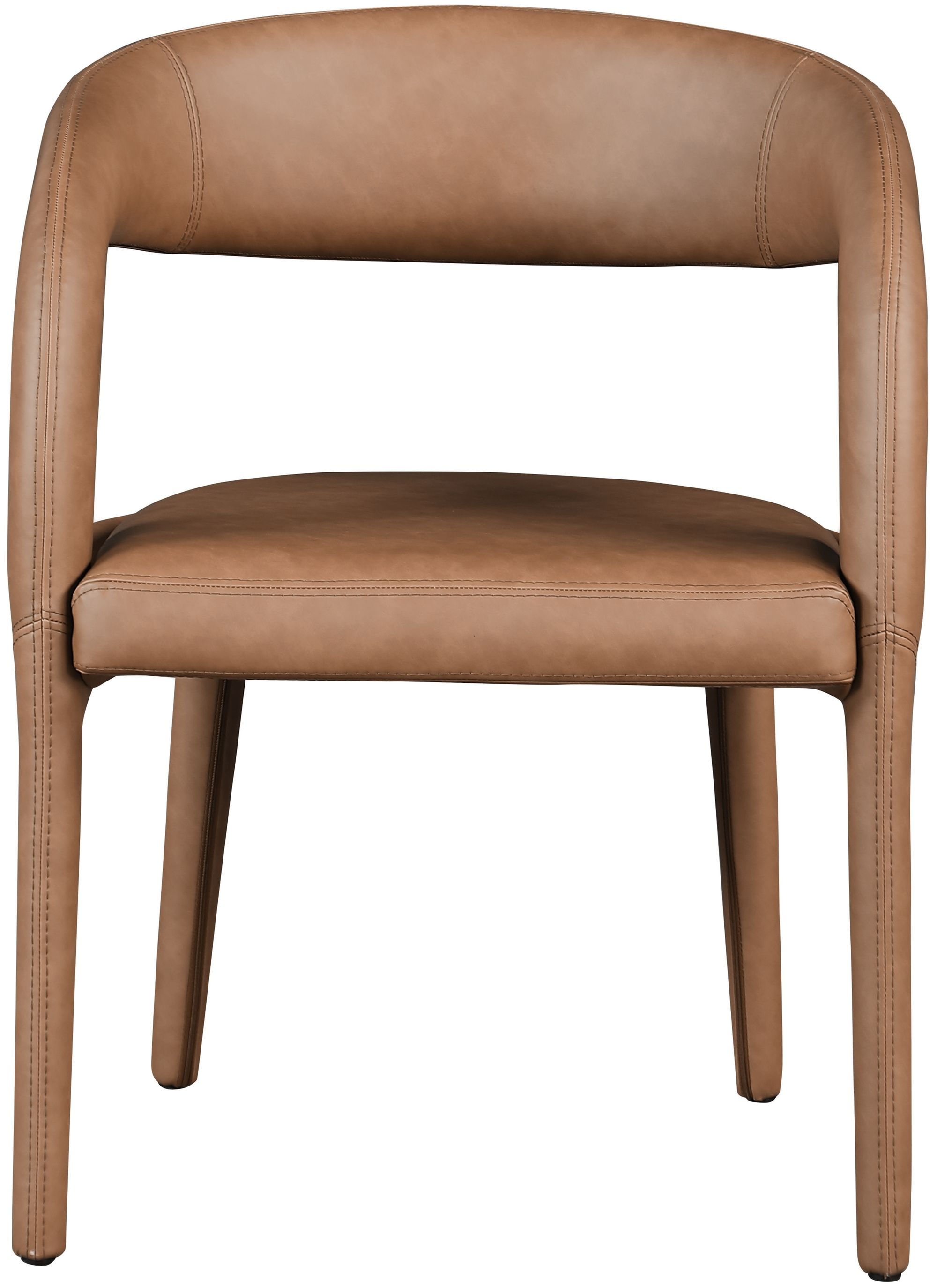 Sylvester Fully Upholstered Faux Leather Dining Chair