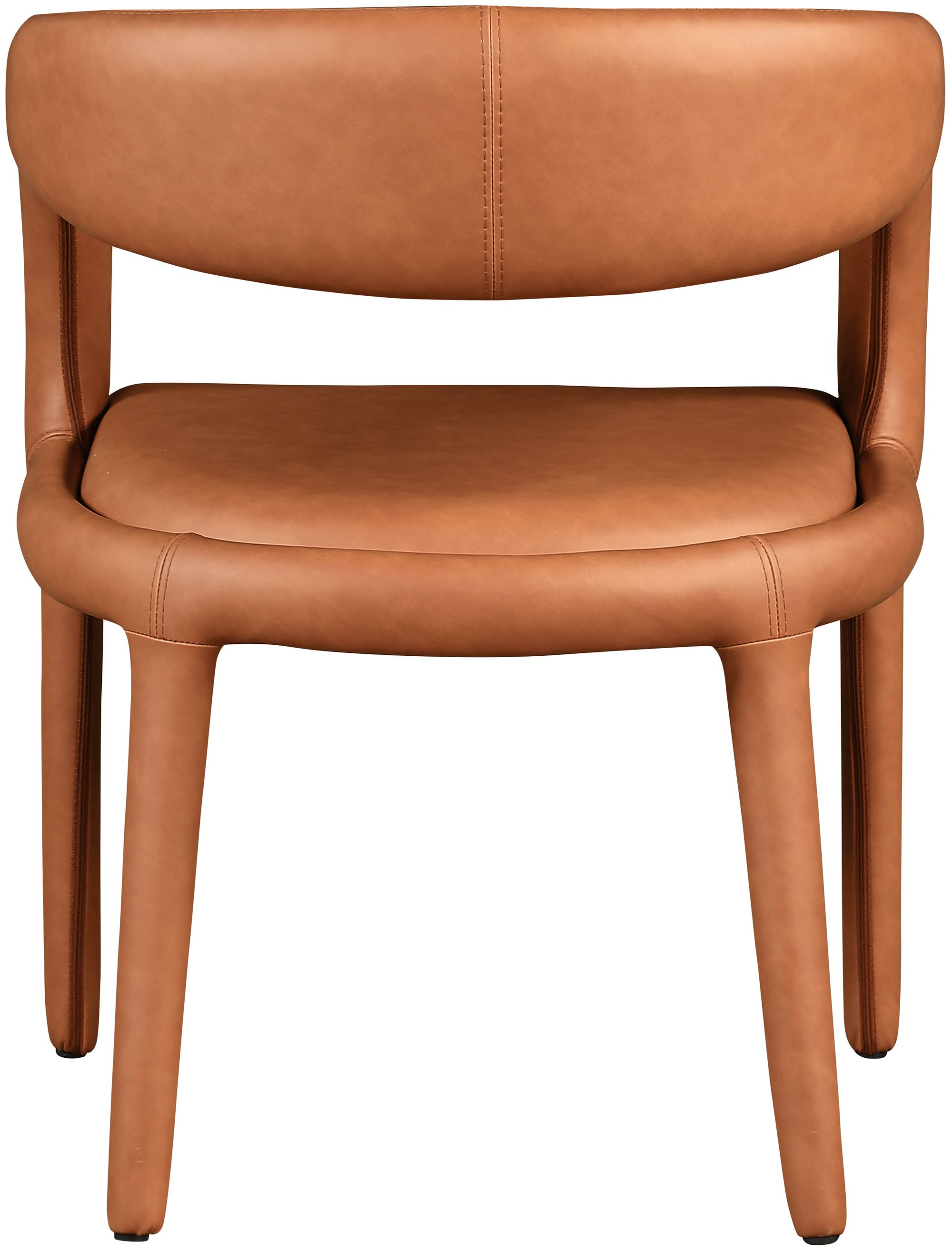 Sylvester Fully Upholstered Faux Leather Dining Chair