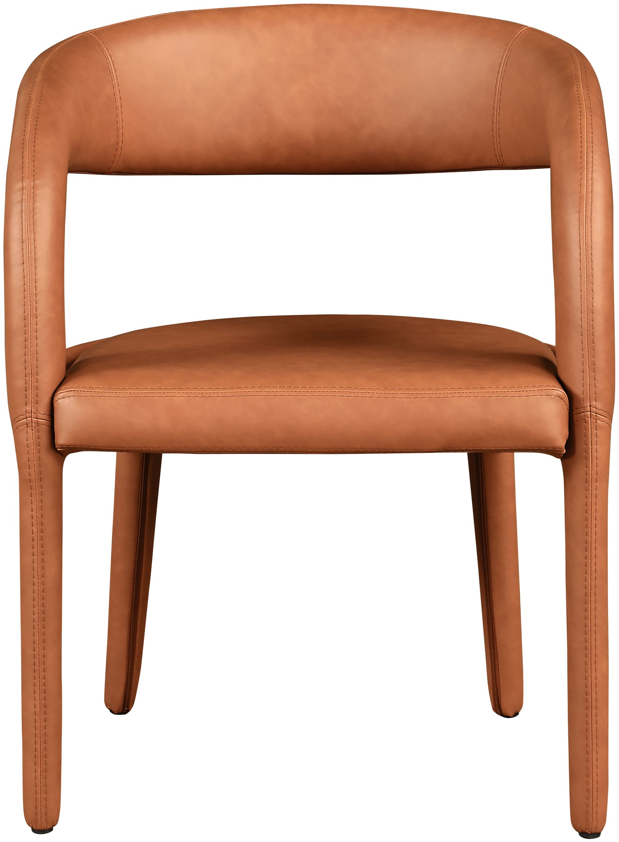 Sylvester Fully Upholstered Faux Leather Dining Chair