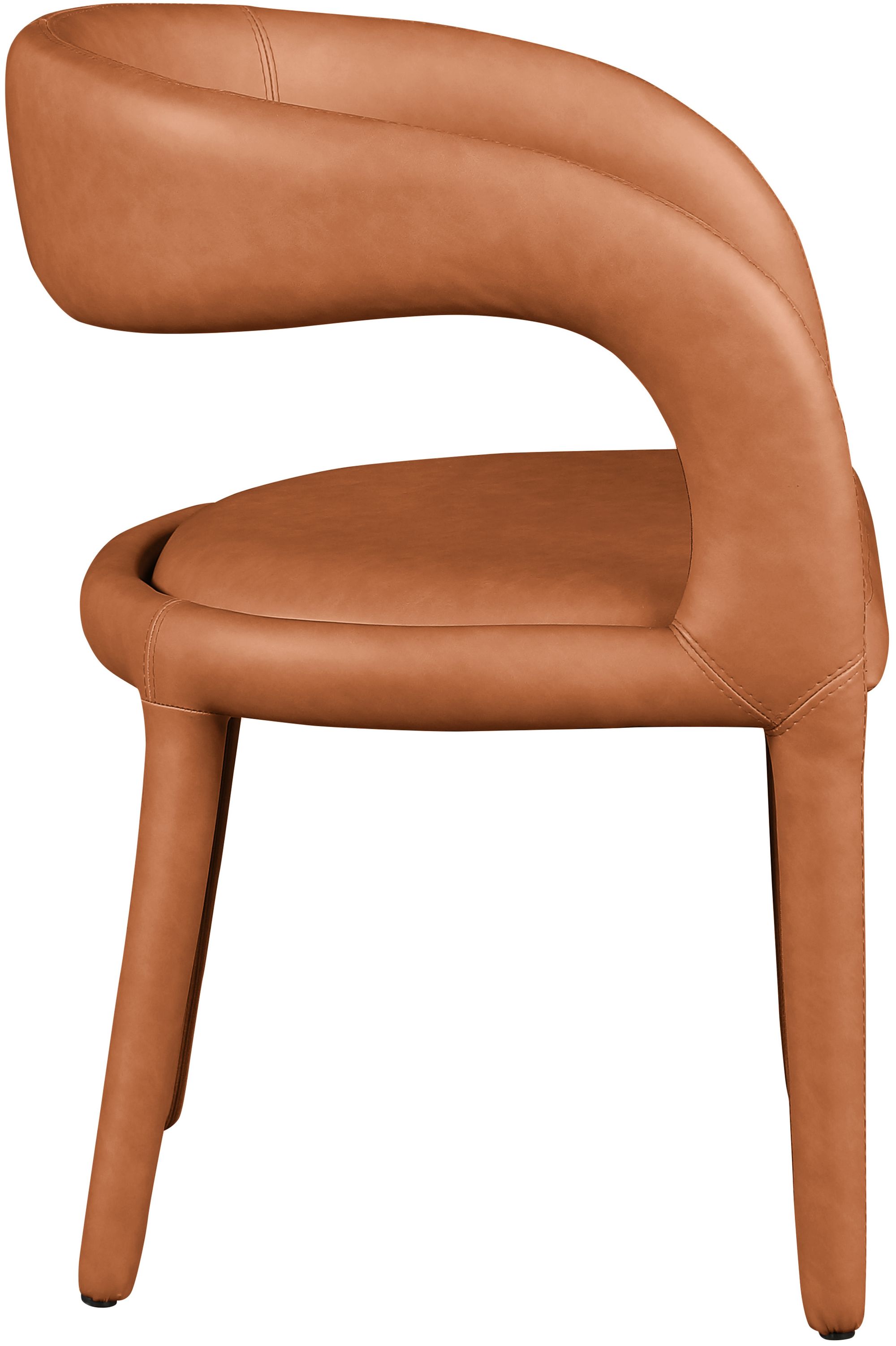Sylvester Fully Upholstered Faux Leather Dining Chair