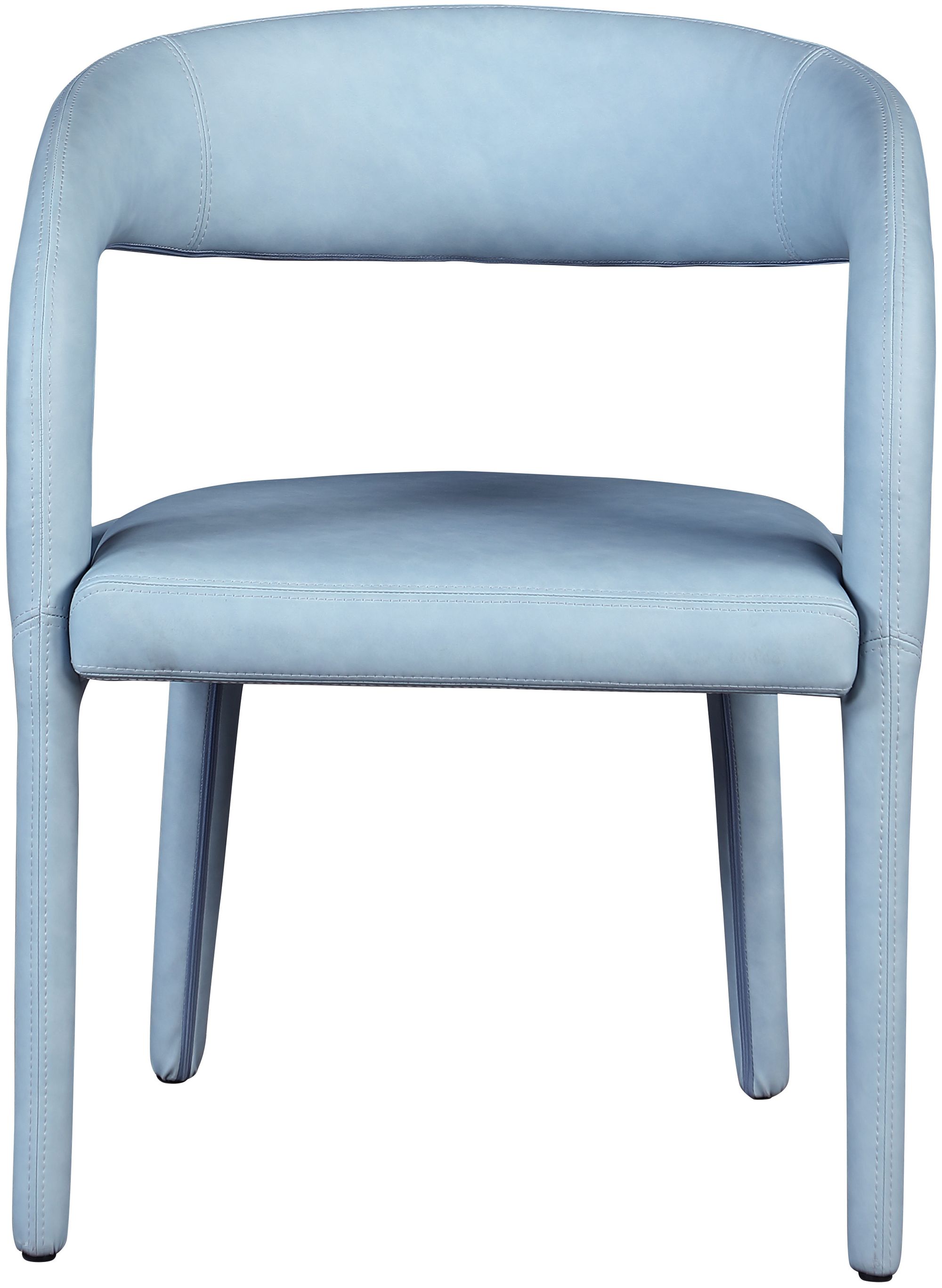 Sylvester Fully Upholstered Faux Leather Dining Chair