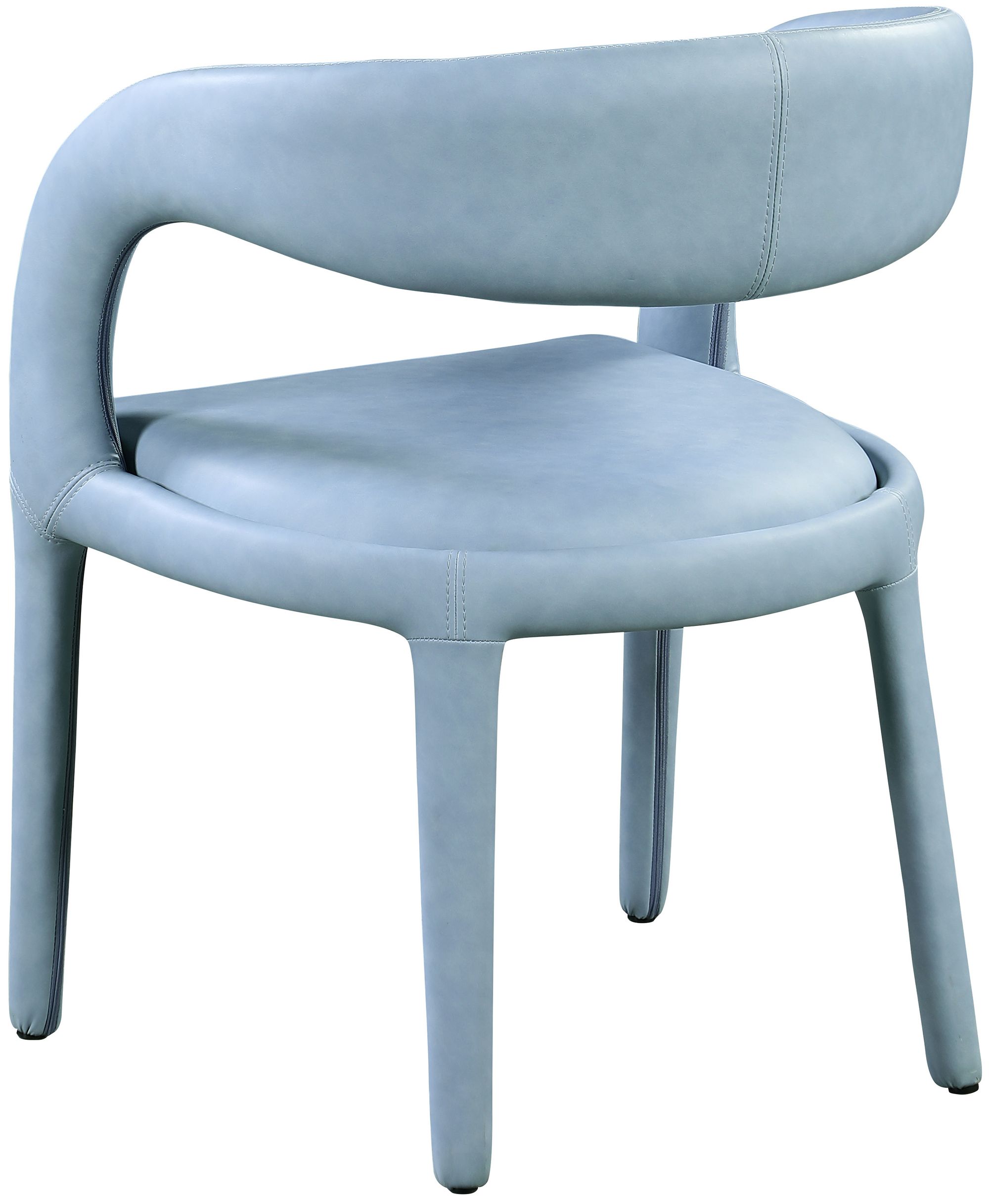 Sylvester Fully Upholstered Faux Leather Dining Chair